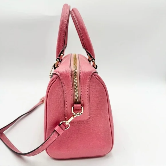 Coach Mini Bennett Satchel/Crossbody Bag in Salmon Pink NWT - Picture 4 of 9